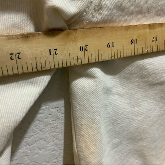 Zara Womens Overshirt Jacket Size XS Off White Floral Patch Pocket - Picture 6 of 7